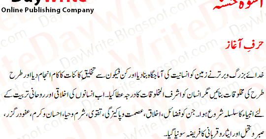 uswa e hasna meaning uswa e hasna essay in urdu for 2nd year pdf